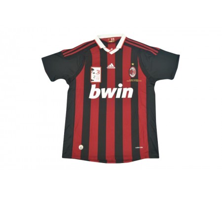 AC Milan 09/10 Home Maldini Retired Soccer Jersey